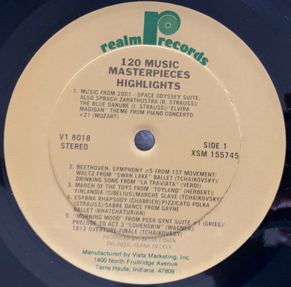 120 Music Masterpieces (2xVINYL) | Near Mint (NM) Near Mint (NM) Get Cheap Vinyl