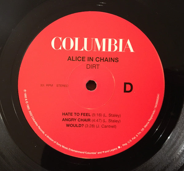 Alice In Chains Dirt Columbia, Legacy, Velvet Hammer 2xLP, Album, RE, RM, 30t Mint (M) Mint (M) Get Cheap Vinyl
