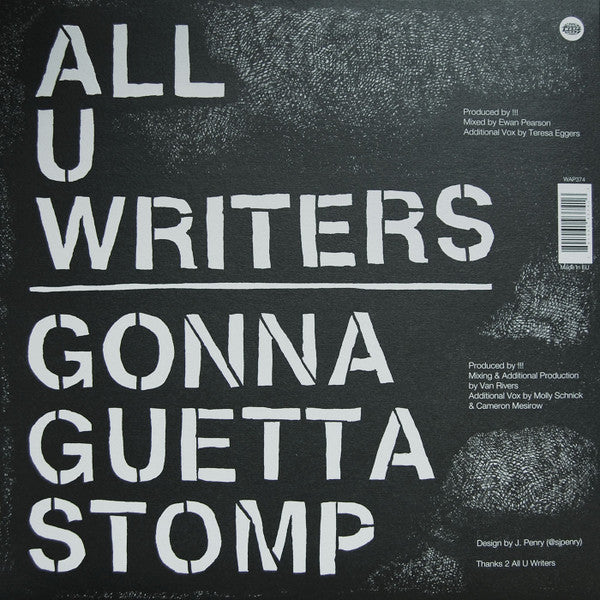 All U Writers / Gonna Guetta Stomp | Mint (M) Mint (M) Get Cheap Vinyl
