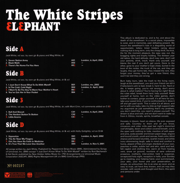 Elephant | Mint (M) Mint (M) Get Cheap Vinyl