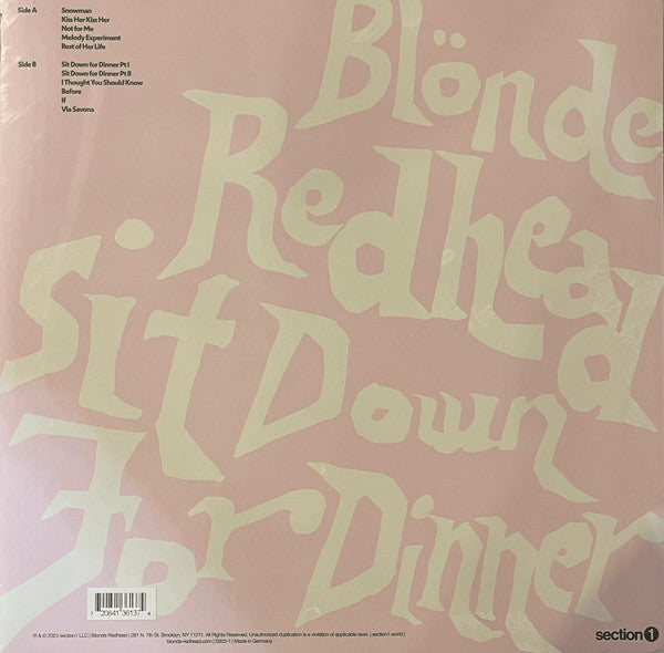 Sit Down For Dinner (White Vinyl) | Mint (M) Mint (M) Get Cheap Vinyl