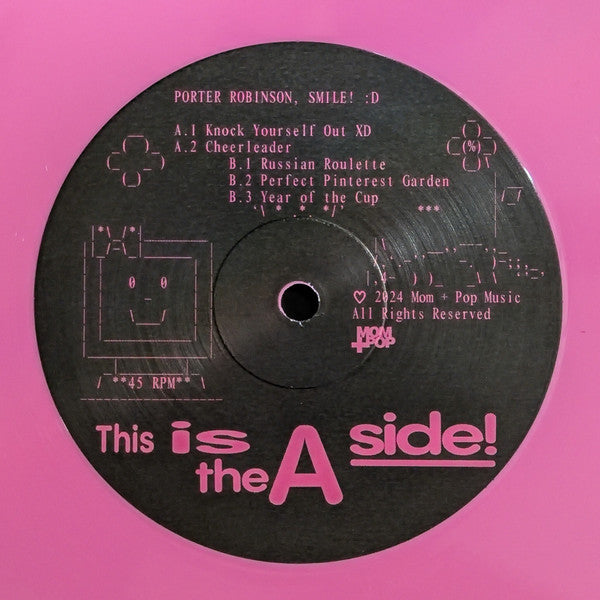 SMILE! :D (OPAQUE PINK VINYL) | Mint (M) Mint (M) Get Cheap Vinyl