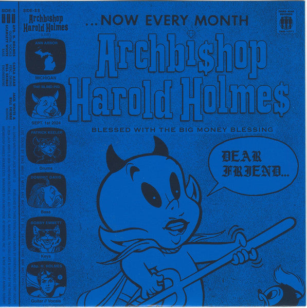 Archbishop Harold Holmes (7" VINYL) | Mint (M) Mint (M) Get Cheap Vinyl