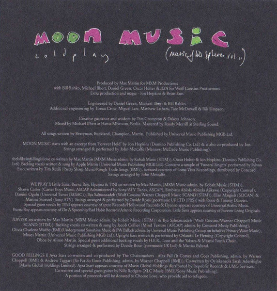Moon Music (CD / NOTEBOOK) | Mint (M) Mint (M) Get Cheap Vinyl