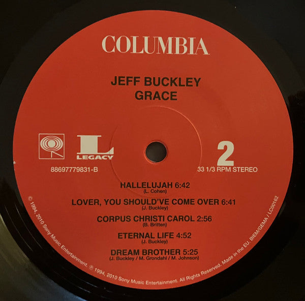 Grace (VINYL - IMPORT - EUROPE) | Mint (M) Mint (M) Get Cheap Vinyl