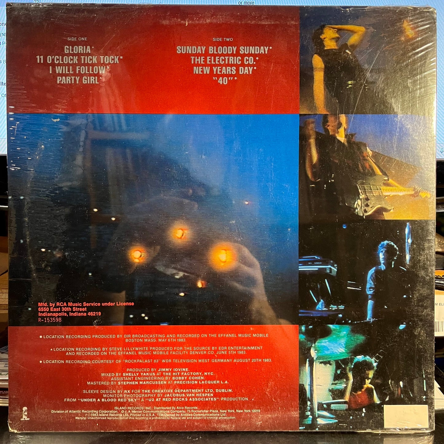 Live "Under A Blood Red Sky" (VINYL) | Mint (M) Excellent (EX) Get Cheap Vinyl