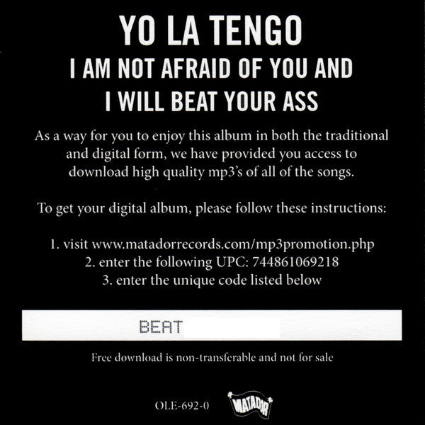 I Am Not Afraid Of You And I Will Beat Your Ass (2xVINYL) | Mint (M) Mint (M) Get Cheap Vinyl