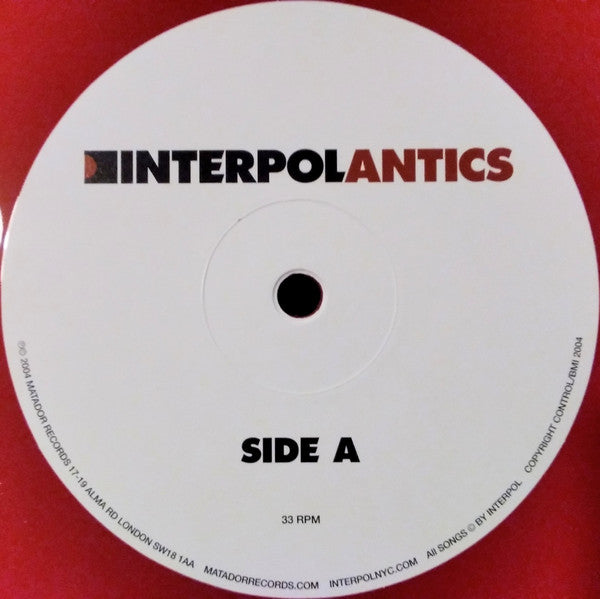 Antics (RED VINYL) | Mint (M) Mint (M) Get Cheap Vinyl