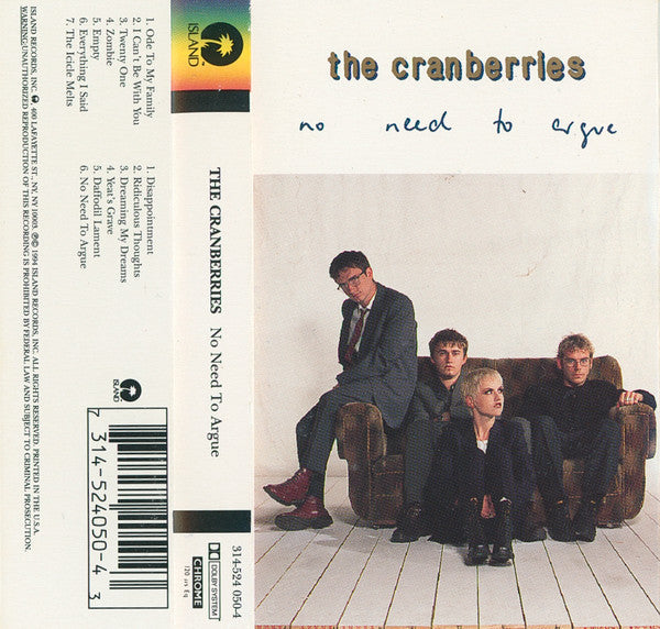 No Need To Argue *CASSETTE* | Near Mint (NM) Excellent (EX) Get Cheap Vinyl