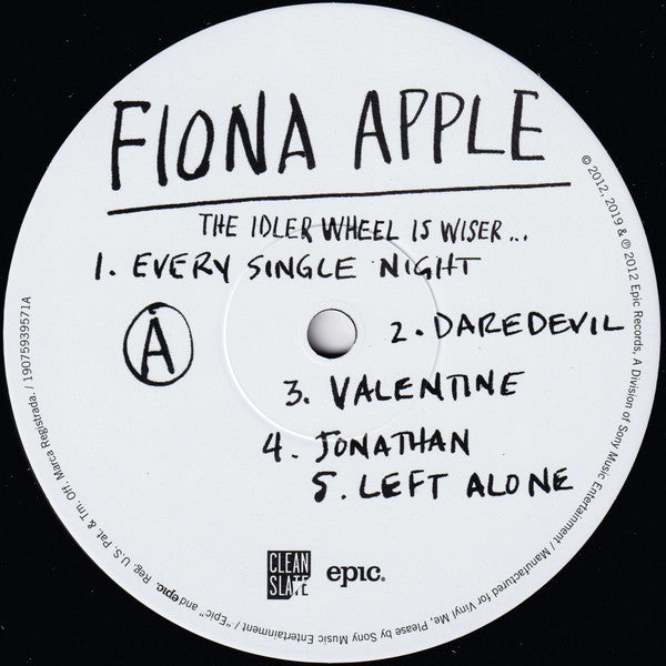 The Idler Wheel Is Wiser Than The Driver Of The Screw And Whipping Cords Will Serve You More Than Ropes Will Ever Do | Mint (M) Mint (M) Get Cheap Vinyl