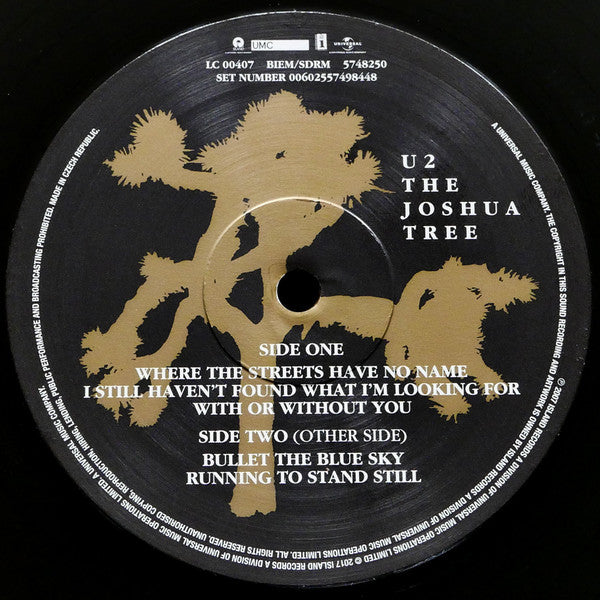 U2 The Joshua Tree 2xLP Mint (M) Mint (M) Get Cheap Vinyl