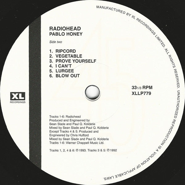 Pablo Honey | Mint (M) Mint (M) Get Cheap Vinyl
