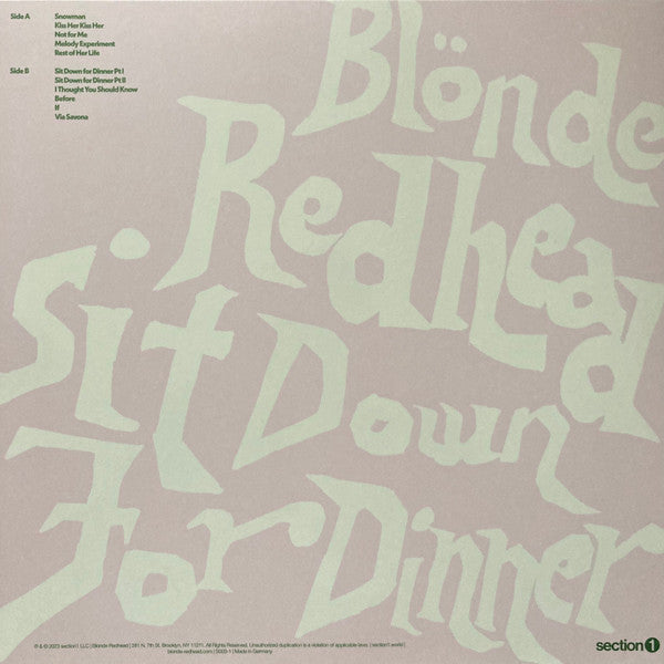 Sit Down For Dinner (Black Vinyl) | Mint (M) Mint (M) Get Cheap Vinyl
