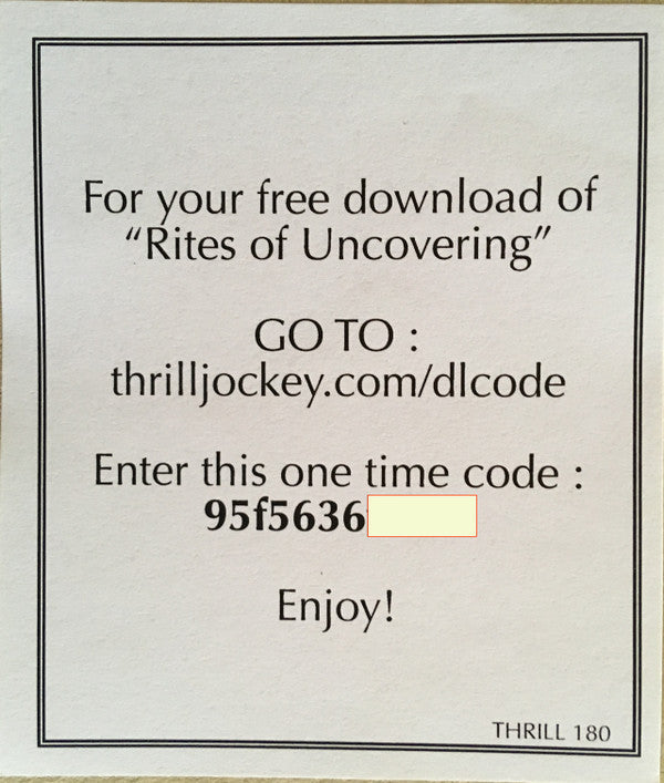 Rites Of Uncovering | Mint (M) Mint (M) Get Cheap Vinyl