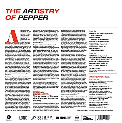 Artistry Of Peppe (Ltd 180g Vinyl Import) | Mint (M) Mint (M) Get Cheap Vinyl