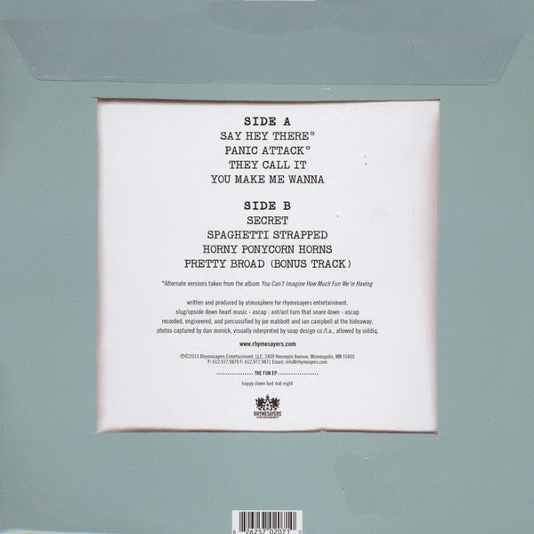 The Fun EP (Happy Clown Bad Dub Eight) | Mint (M) Mint (M) Get Cheap Vinyl