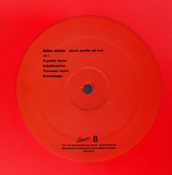 Dont Smile At Me (RED VINYL) | Mint (M) Mint (M) Get Cheap Vinyl