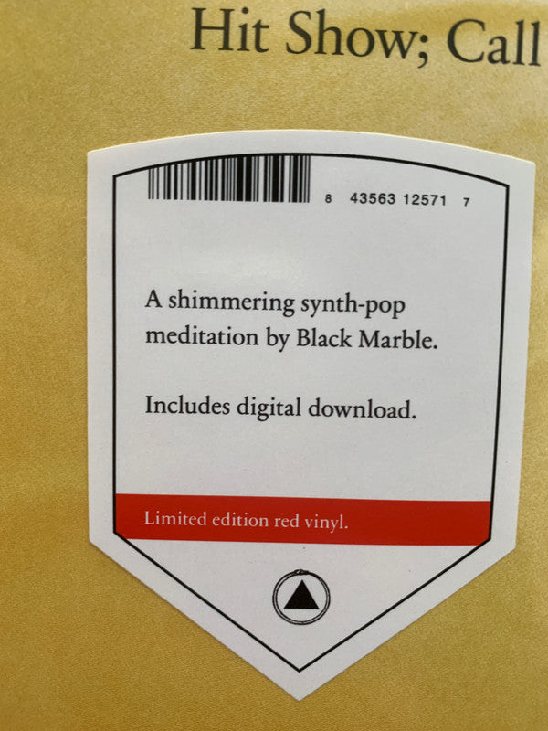 Black Marble Bigger Than Life Sacred Bones Records LP, Album, Ltd, Red Mint (M) Mint (M) Get Cheap Vinyl