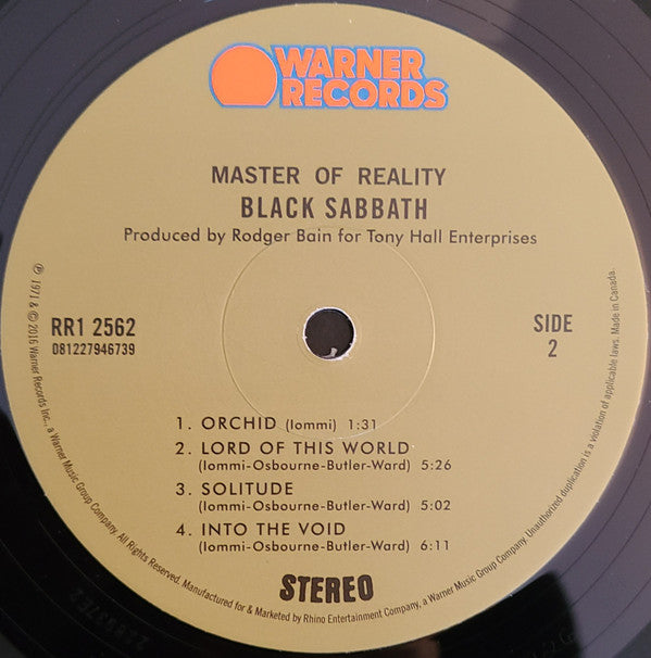 Master Of Reality (VINYL) | Mint (M) Mint (M) Get Cheap Vinyl