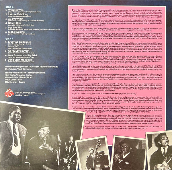 The Reissued 1963 Blues Festival | Mint (M) Mint (M) Get Cheap Vinyl