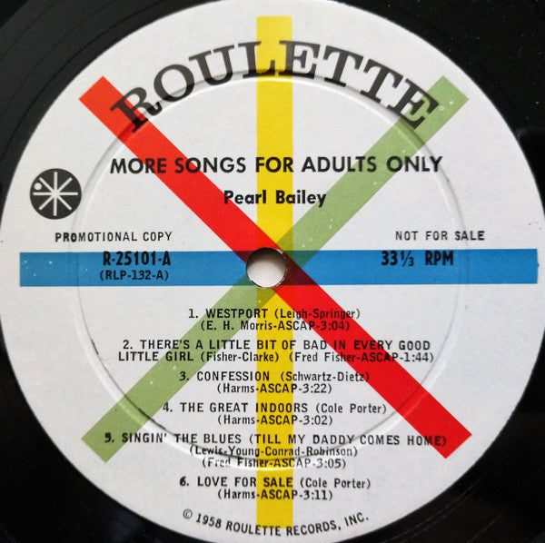 More Songs For Adults Only | Excellent (EX) Very Good Plus (VG+) Get Cheap Vinyl
