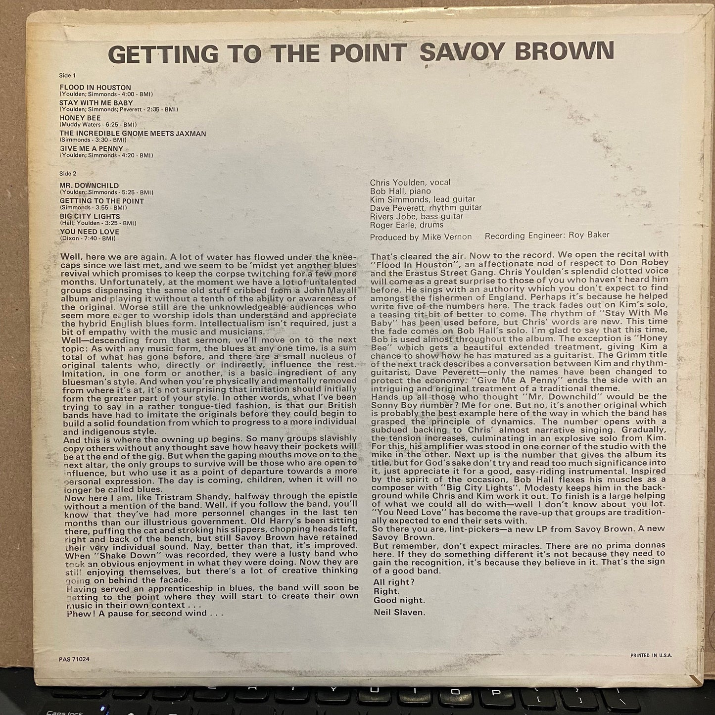 Getting To The Point *TERRE HAUTE* | Near Mint (NM) Excellent (EX) Get Cheap Vinyl