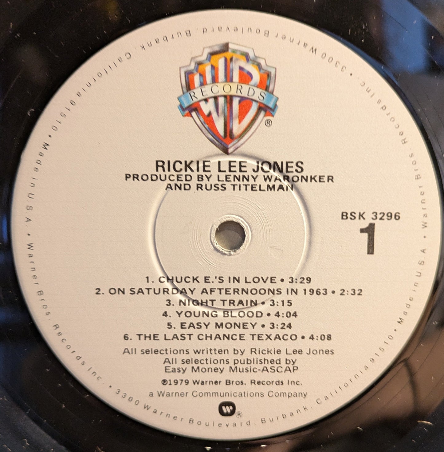 Rickie Lee Jones | Near Mint (NM) Excellent+ (EX+) Get Cheap Vinyl