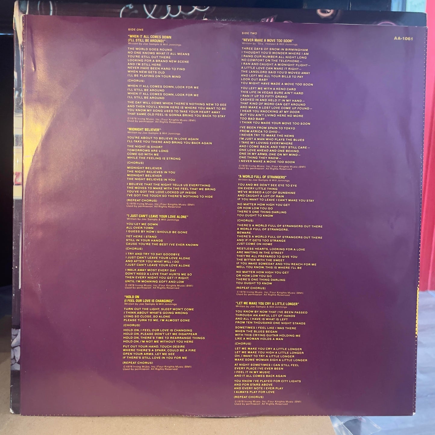 Midnight Believer (VINYL) | Very Good Plus (VG+) Excellent (EX) Get Cheap Vinyl
