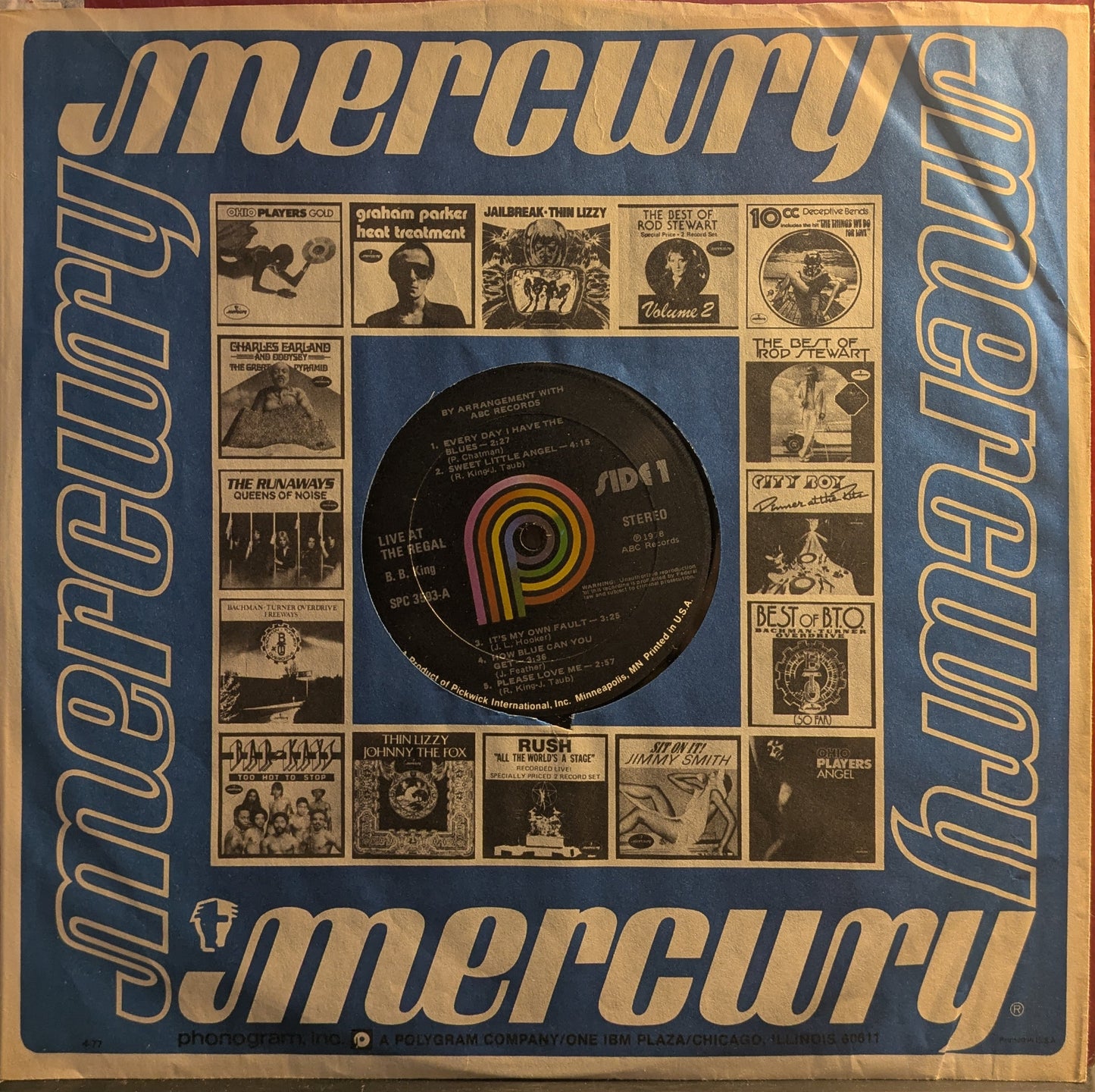 Live At The Regal (VINYL) | Very Good Plus (VG+) Near Mint (NM) Get Cheap Vinyl