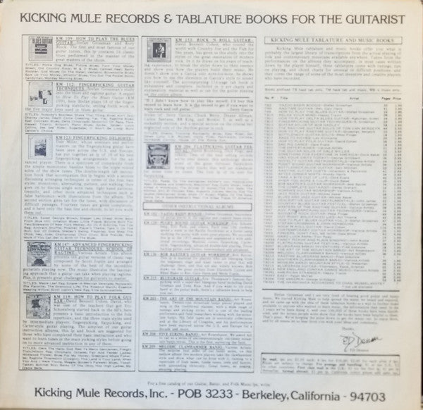 Kicking Mule's Flat Picking Guitar Festival | Near Mint (NM) Near Mint (NM) Get Cheap Vinyl