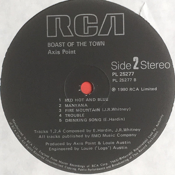 Boast Of The Town | Near Mint (NM) Near Mint (NM) Get Cheap Vinyl