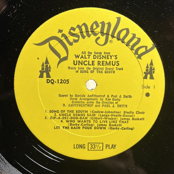All The Songs From Walt Disney's Uncle Remus (VINYL) | Near Mint- (NM-) Near Mint (NM or M-) Get Cheap Vinyl
