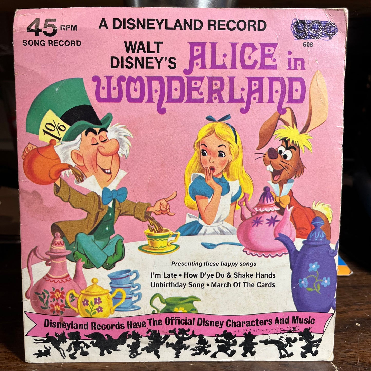 Alice In Wonderland (7" VINYL 45) | Very Good Plus (VG+) Excellent (EX) Get Cheap Vinyl