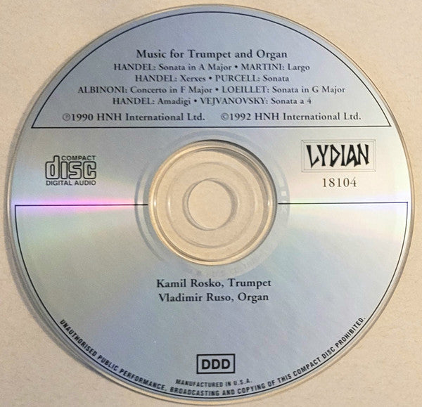 Music For Trumpet And Organ *CD/SEALED* | Mint (M) Mint (M) Get Cheap Vinyl