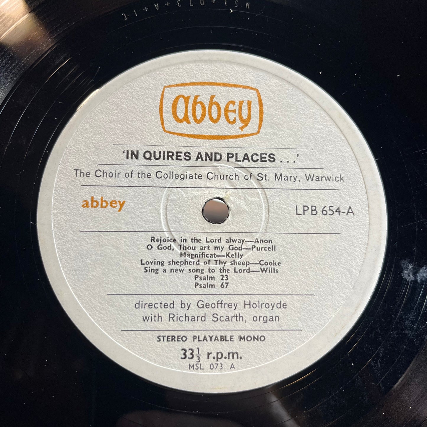 'In Quires And Places...' (VINYL) | Excellent+ (EX+) Near Mint- (NM-) Get Cheap Vinyl