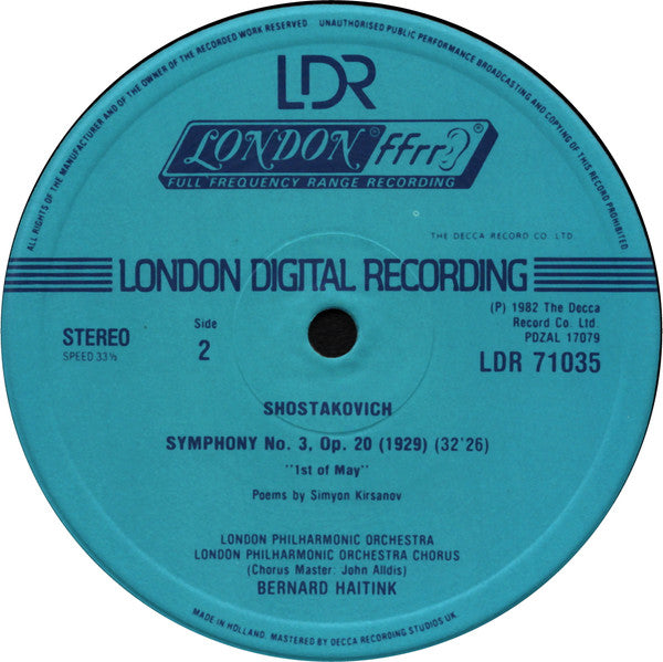Symphonies 2 & 3 | Excellent (EX) Near Mint (NM) Get Cheap Vinyl