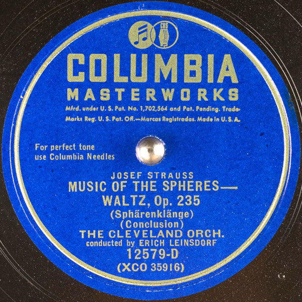Music Of The Spheres - Waltz, Op. 235 *78 RPM* | Excellent (EX) Generic Get Cheap Vinyl
