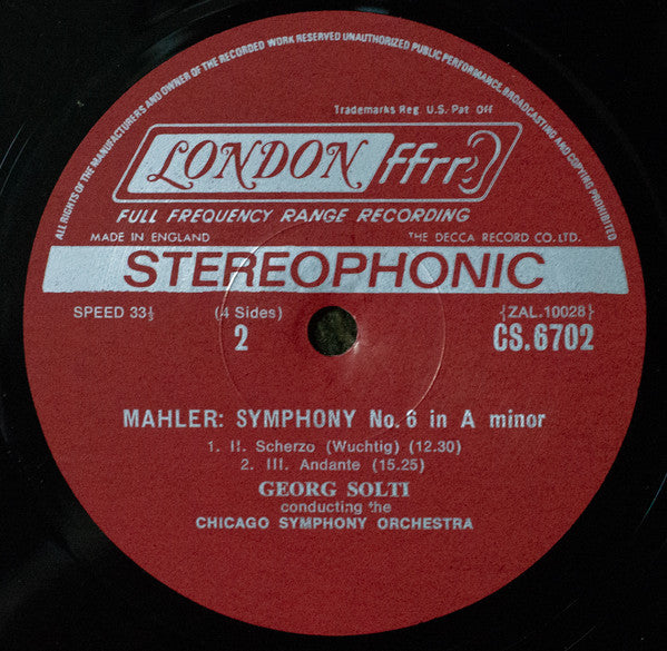 Symphony No. 6 / Songs Of A Wayfarer | Excellent (EX) Very Good Plus (VG+) Get Cheap Vinyl