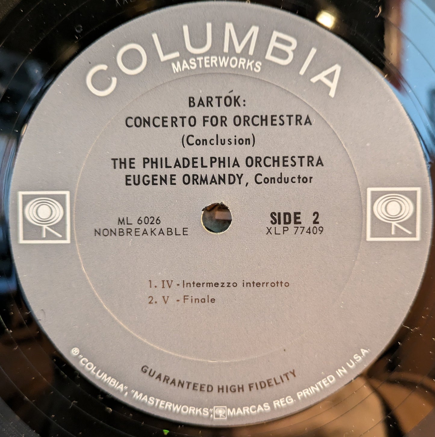 Concerto For Orchestra (A Brilliant Showpiece For Virtuoso Orchestra) | Excellent (EX) Excellent (EX) Get Cheap Vinyl