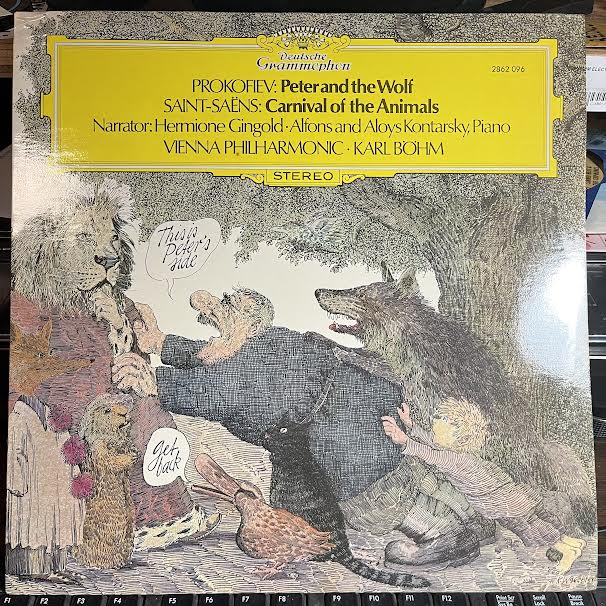 Prokofiev: Peter And The Wolf And Saint-Saëns: Carnival Of The Animals (VINYL) | Near Mint (NM or M-) Near Mint (NM or M-) Get Cheap Vinyl