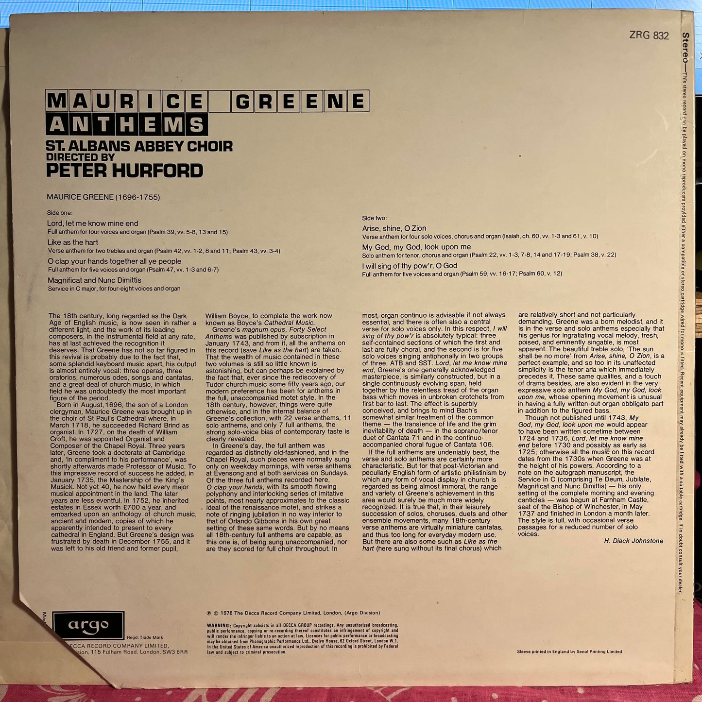 Anthems *PROMO* | Near Mint (NM) Near Mint (NM) Get Cheap Vinyl