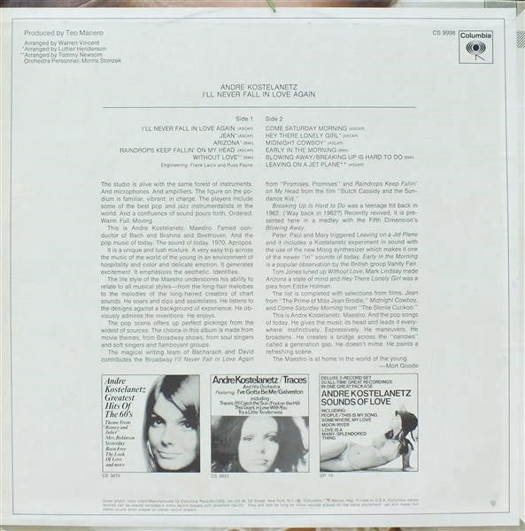 I'll Never Fall In Love Again | Near Mint (NM) Near Mint (NM) Get Cheap Vinyl