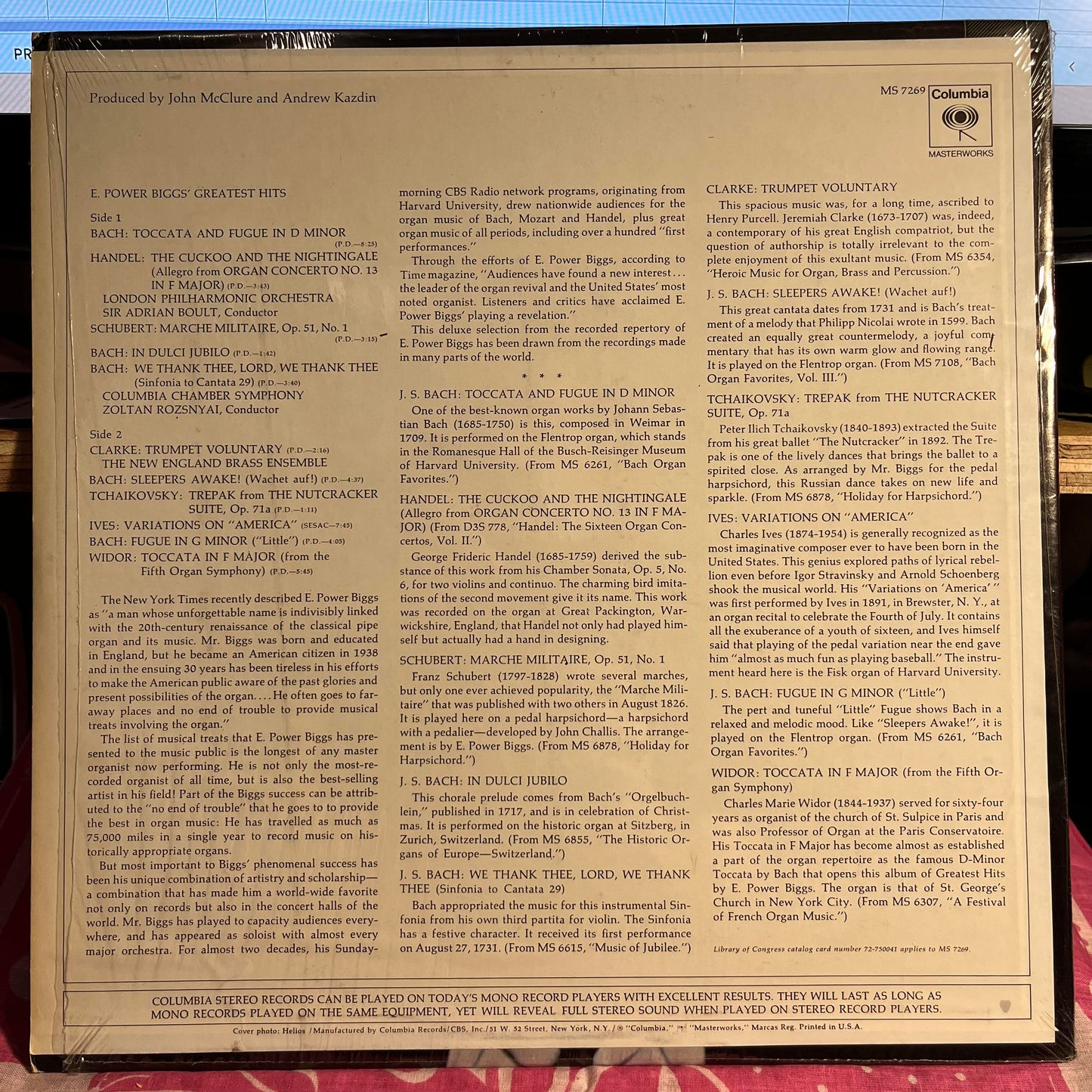 E. Power Biggs' Greatest Hits *SHRINK* | Near Mint (NM) Near Mint (NM) Get Cheap Vinyl