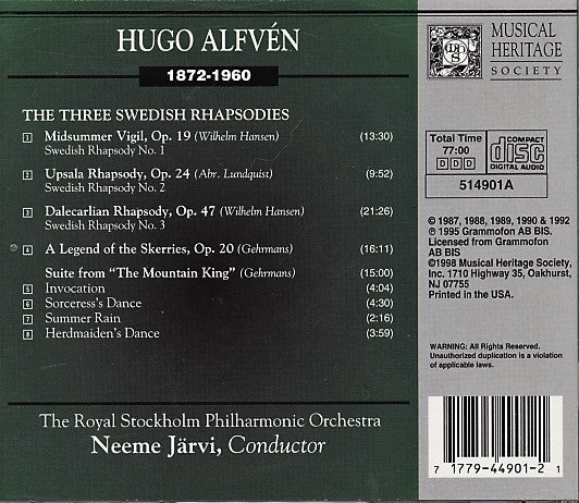 The Three Swedish Rhapsodies | Near Mint (NM or M-) Near Mint (NM or M-) Get Cheap Vinyl