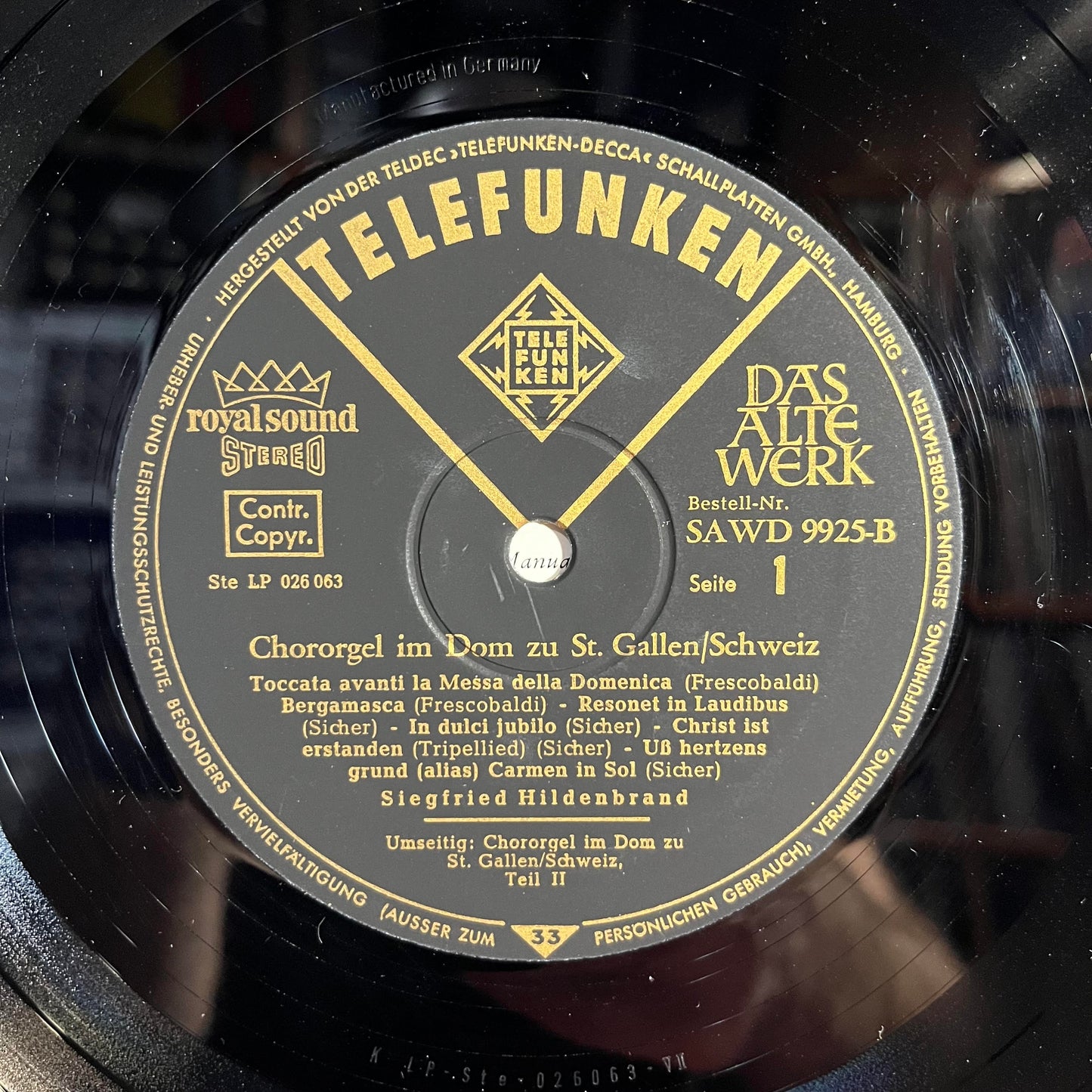 Die Alte Orgel Im Dom Zu St. Gallen/Schweiz | Near Mint (NM) Near Mint (NM) Get Cheap Vinyl