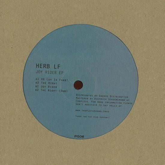 Herb LF Joy Rider EP 12" Mint (M) Generic Get Cheap Vinyl