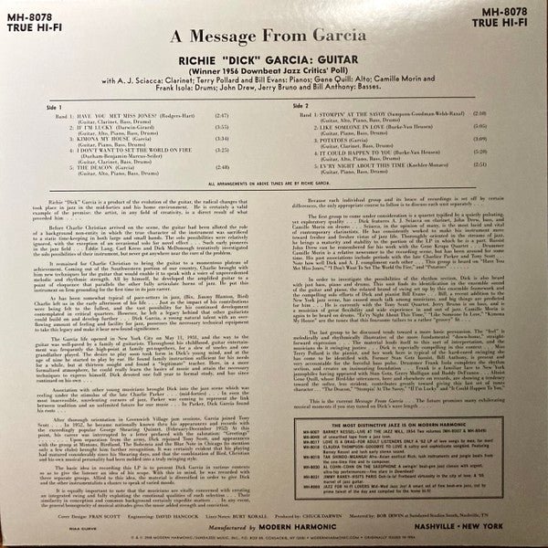 A Message From Garcia | Mint (M) Mint (M) Get Cheap Vinyl