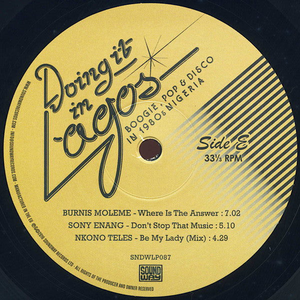 Doing It In Lagos (Boogie, Pop & Disco In 1980s Nigeria) (3LP) | Mint (M) Excellent (EX) Get Cheap Vinyl