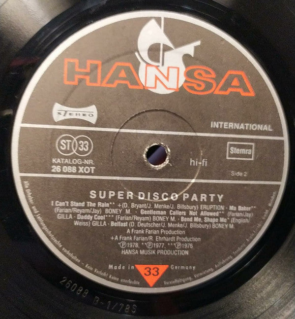 Super Disco Party | Good Plus (G+) Very Good (VG) Get Cheap Vinyl