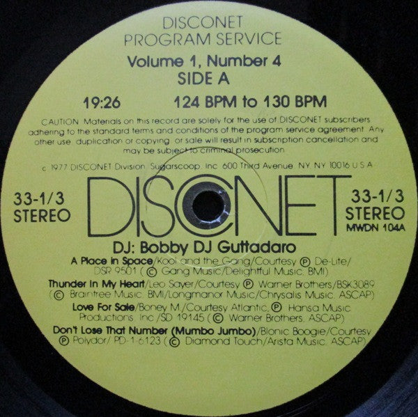 Volume 1, Number 4 | Very Good (VG) Generic Get Cheap Vinyl